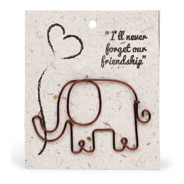 Wire Elephant Gift Bookmark