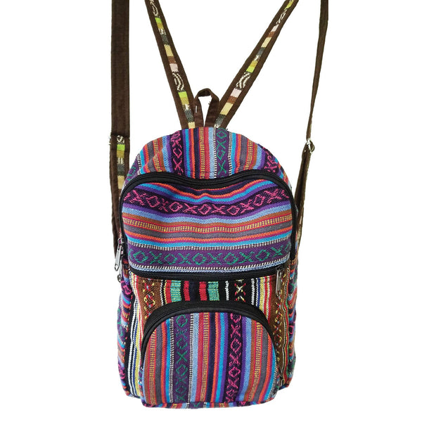 Gheri Mini Backpack Multi Color Striped
