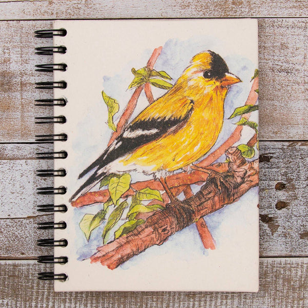 Large Notebook Goldfinch Sketch