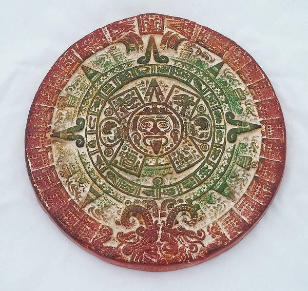 Clay Aztec Calendar - Small