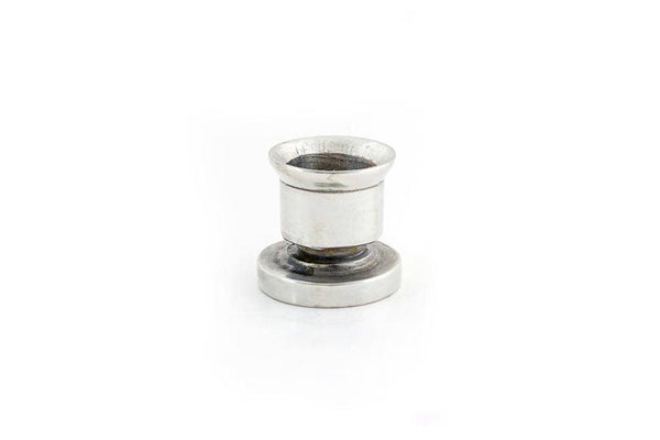 Pewter Taper Candle Holder - Small Silver