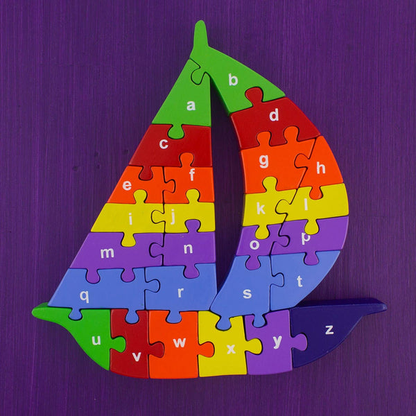 Wooden Puzzle - SailBoat