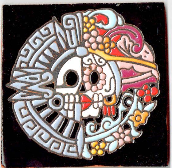 Aztec Calendar Tile
