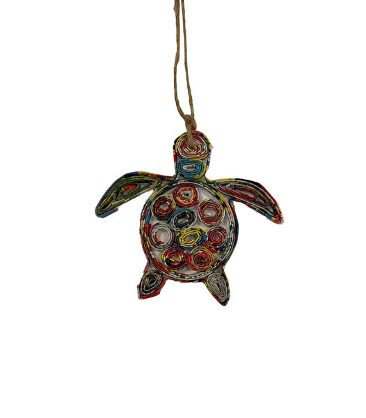 Turtle Ornament - Recycled Paper