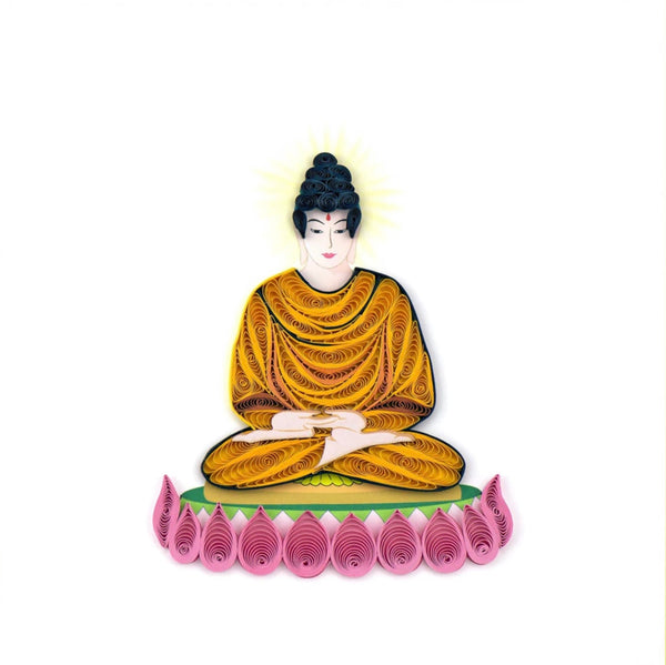Buddha Quilling Card
