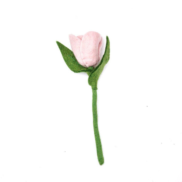 Felt Tulip Flower - Light Pink