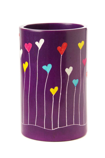 Dreamland Soapstone Pen Cup/ Vase