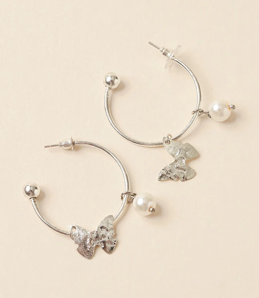 Ishya Silver Hoop Earrings