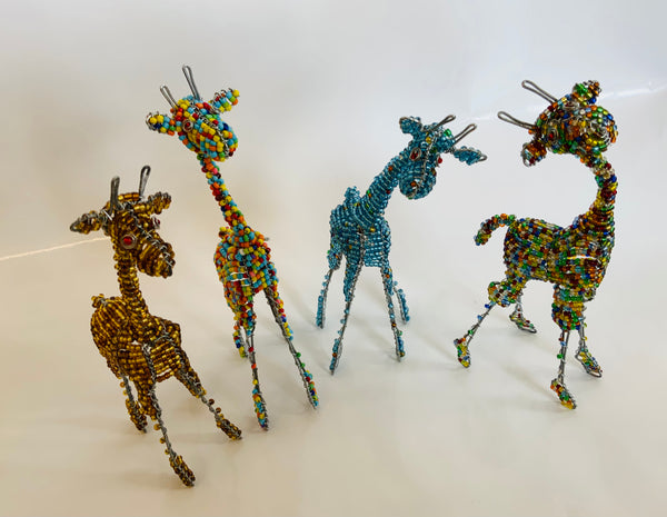 8" Beaded Giraffe