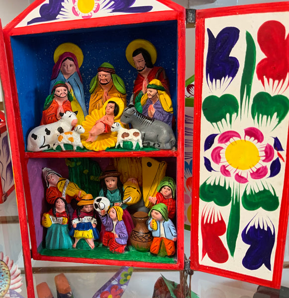 Two Floor Nativity Retablo