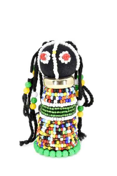 Medium South African Ndebele Doll Sculpture