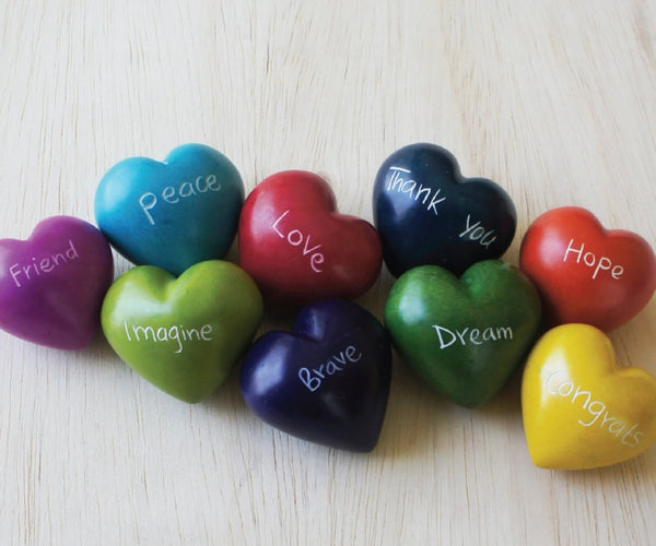Small Soapstone Hearts