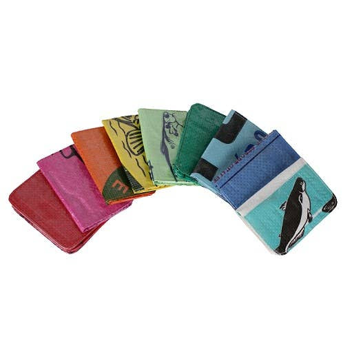Recycled Feed Bag Cardholder