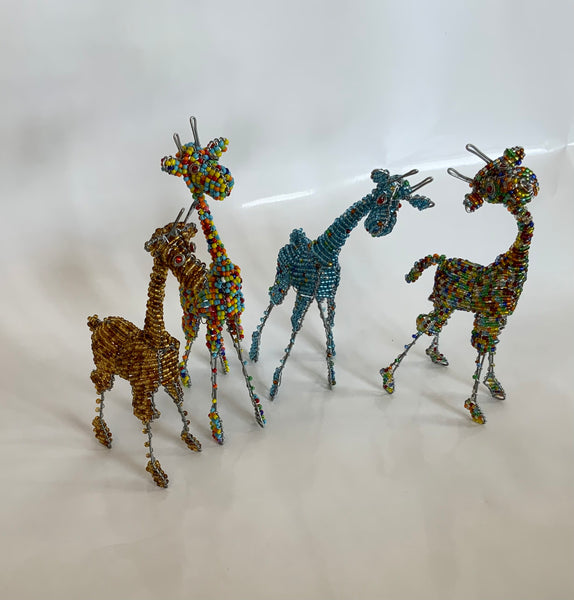 8" Beaded Giraffe