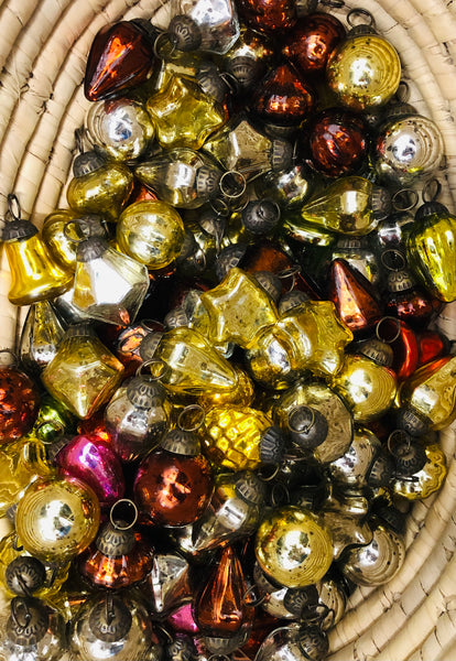 Mini Lead Glass Ornaments