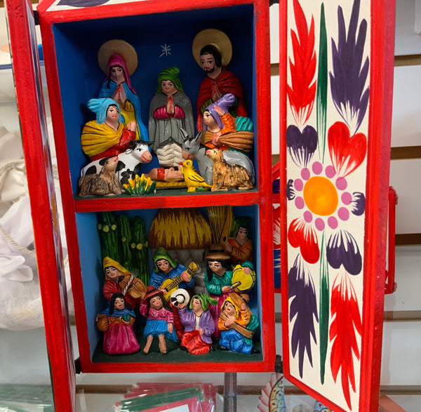 Two Floor Nativity Retablo