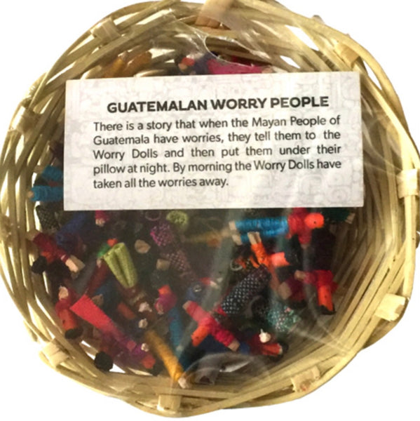 Worry Doll Basket