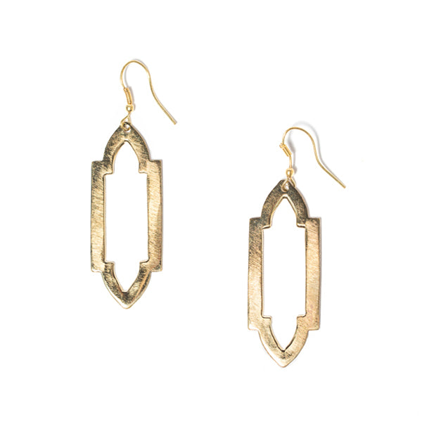 Ashram Window Earrings - slim