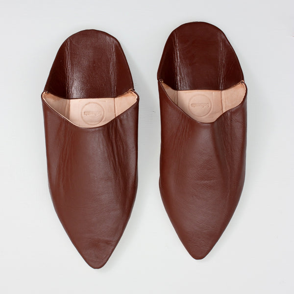 Moroccan Men's Pointed Babouche Slippers