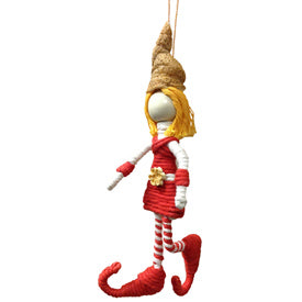 String Elf Ornament