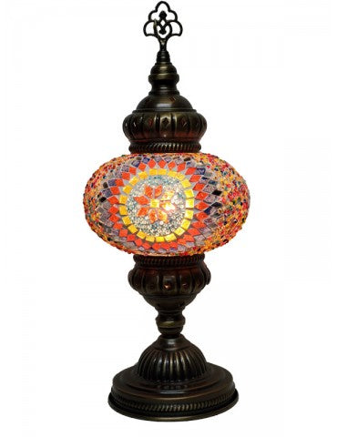 Mosaic 6" Globe Table Lamp