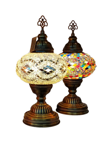 Mosaic 6" Globe Table Lamp