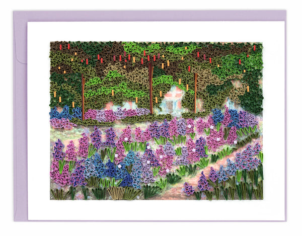 Artist Series - Quilled Artist's Garden, Monet Greeting Card