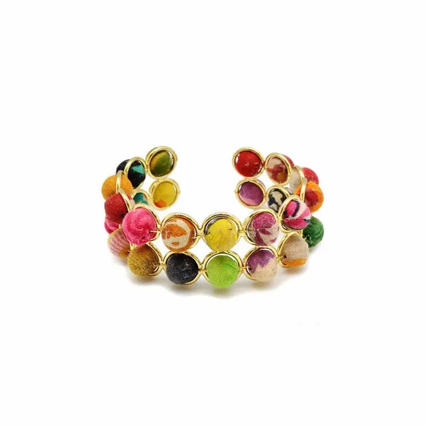 Aasha Brass Frame Bracelet