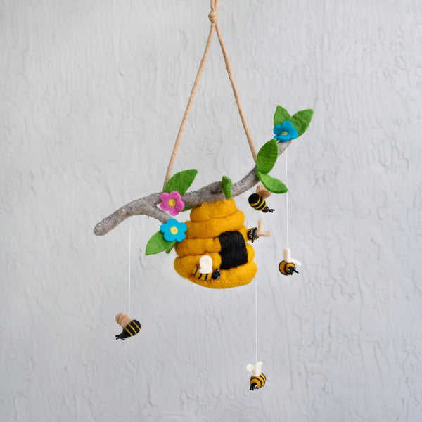 Bee Hive and Honey Bee Mobile