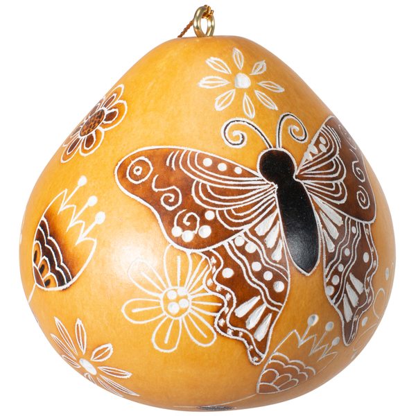 Butterfly Gourd Ornament