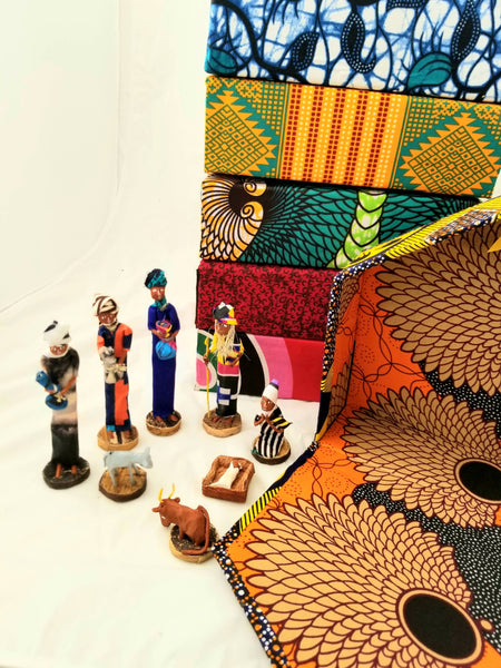 Kitenge African Nativity- large