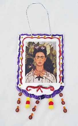 Tin Banner With Assorted Frida Khalos