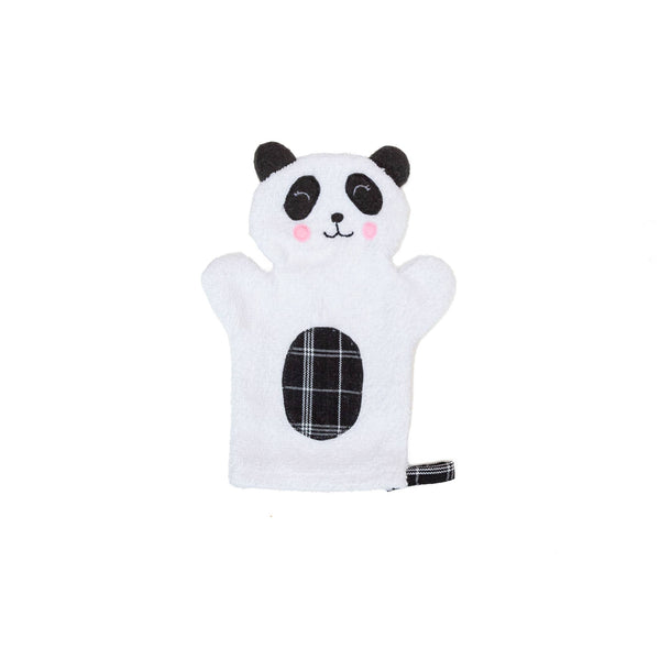 Panda Puppet Washcloth