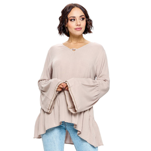 Blouse Ruffled Gypsy Boho Style