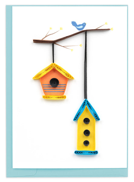 Birdhouses Gift Enclosure Mini Card