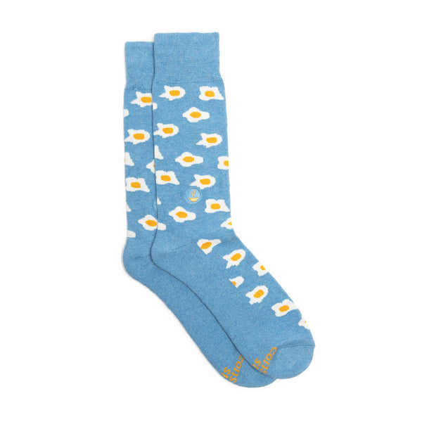 Socks that Provide Meals (Blue Eggs/small)
