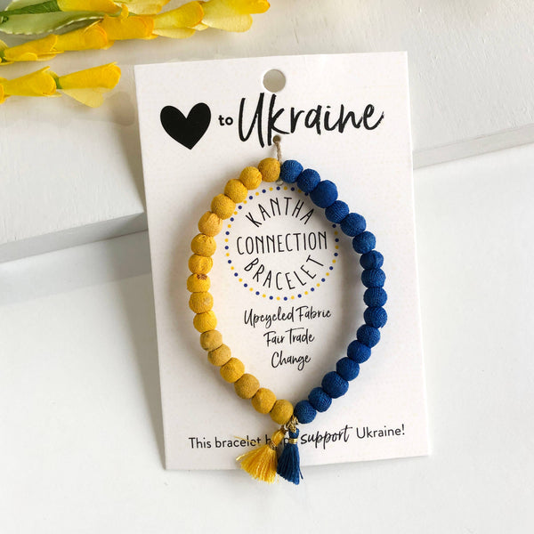 Love To Ukraine • Kantha Connection Bracelet