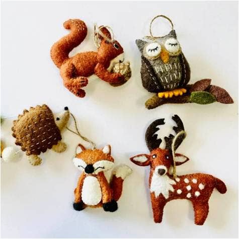 Forest Animal Ornaments