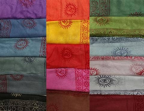 Om Mantra Printed Scarves