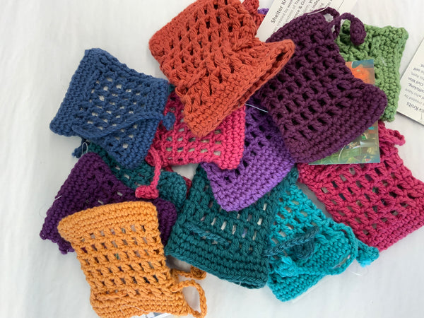 Crocheted Silk Soap Scrubber