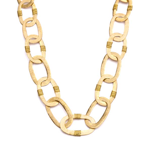 Kaia Necklace - Gold Links
