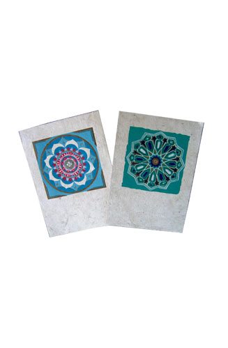 Lokta Paper Card Set - Mandala