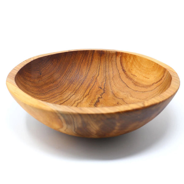 Rustic Olive Wood Bowl 10" (imperfections)