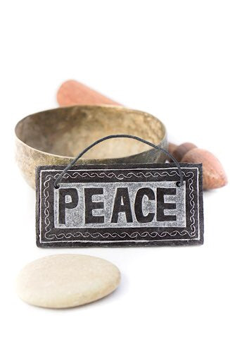 Slate Peace Sign