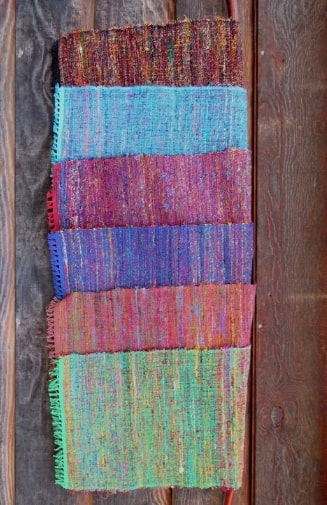 Recycled Silk table Runner