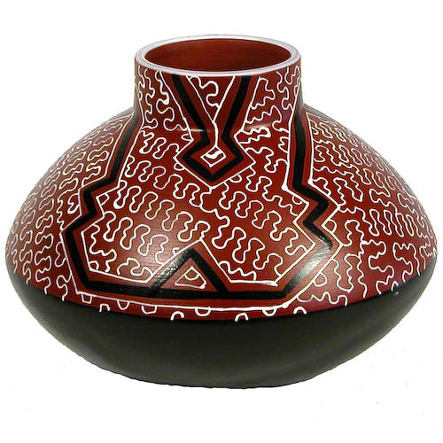 Shipibo Pottery- Black & Red