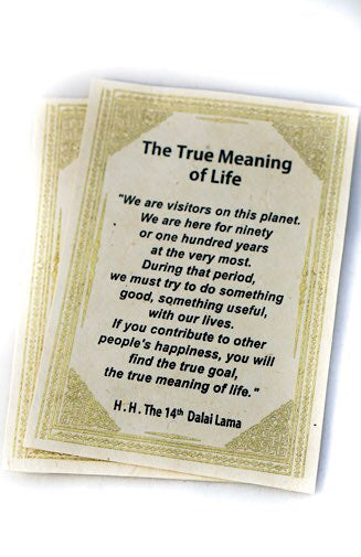 True Meaning of Life Card